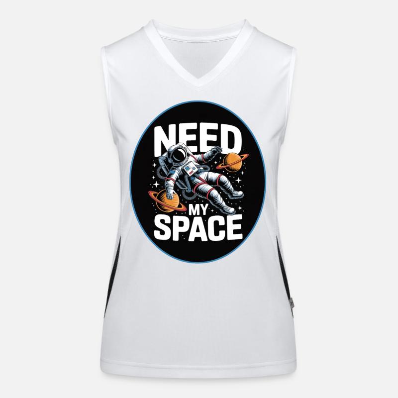 Need My Space : Conception d’astronautes Débardeur respirant contrasté Femme