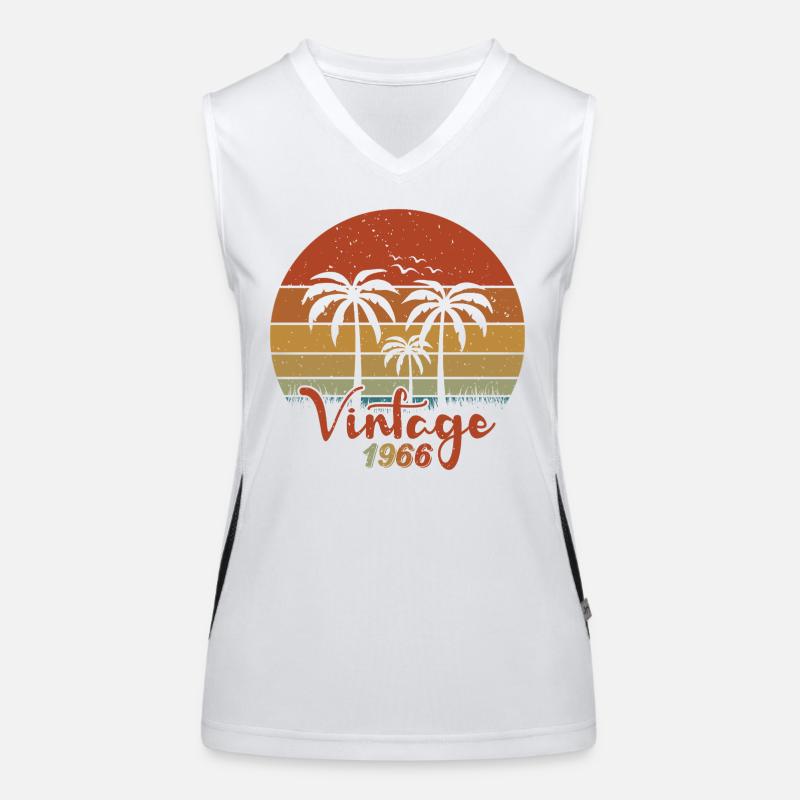 1966 Année de naissance Débardeur respirant contrasté Femme