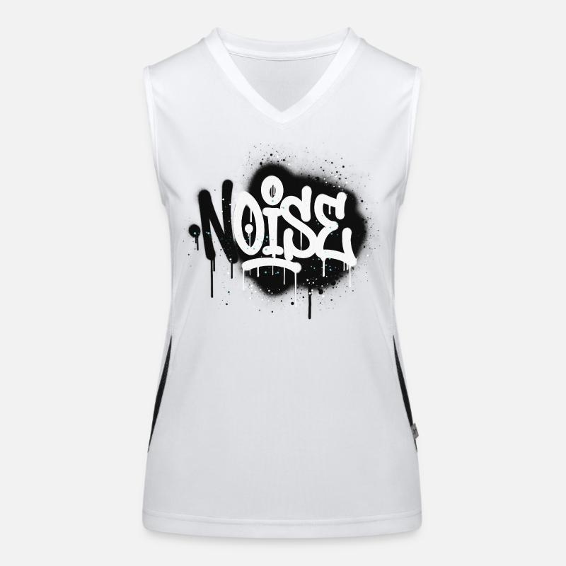 Graffiti-Laut-Spray Funktionelles Kontrast-Tank Top für Frauen
