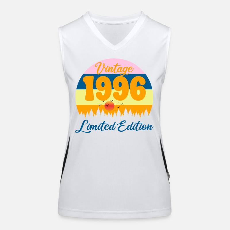 30-jähriges Jubiläumsgeschenk 1996 Jubiläum Funktionelles Kontrast-Tank Top für Frauen