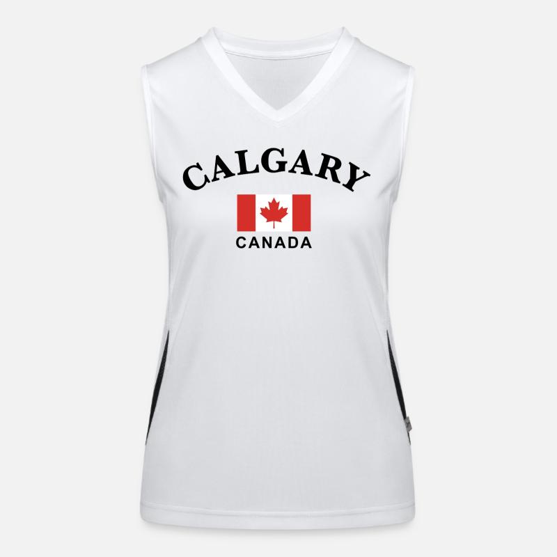 Calgary, Canada Women's Functional Contrast Tank Top
