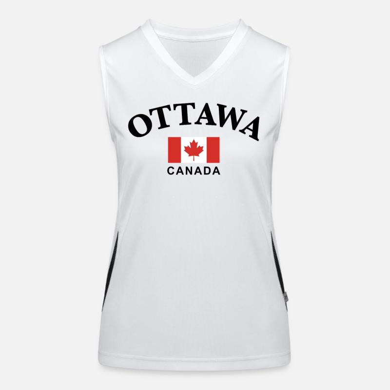 Ottawa, Canada Women's Functional Contrast Tank Top
