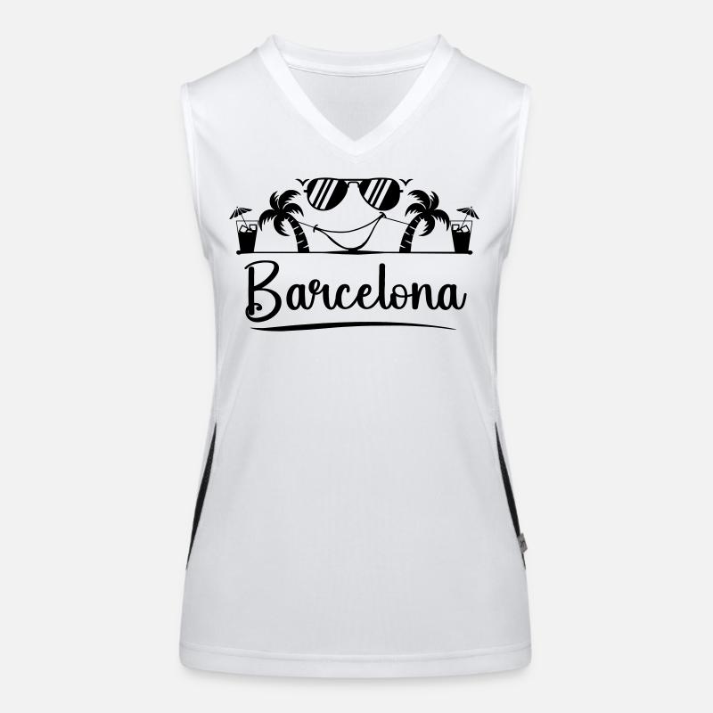Barcelona Women's Functional Contrast Tank Top