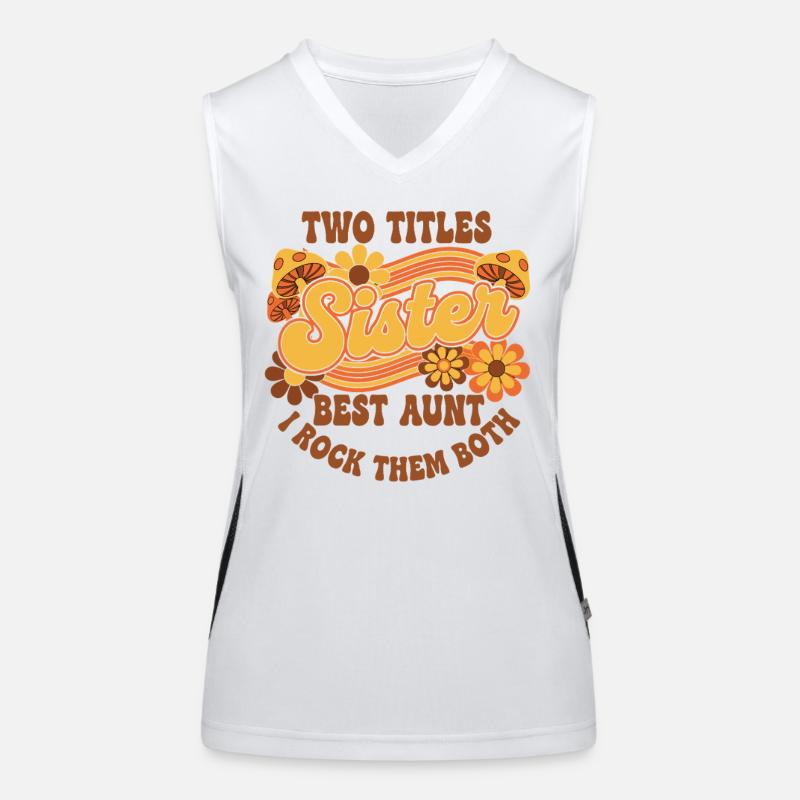 Sister Aunt Retro Women's Functional Contrast Tank Top