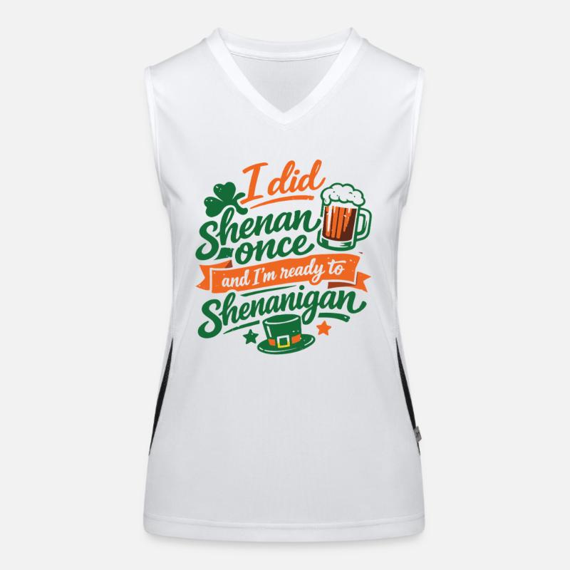 Ready vor Shenanigans | St. Patrick's Day Funktionelles Kontrast-Tank Top für Frauen