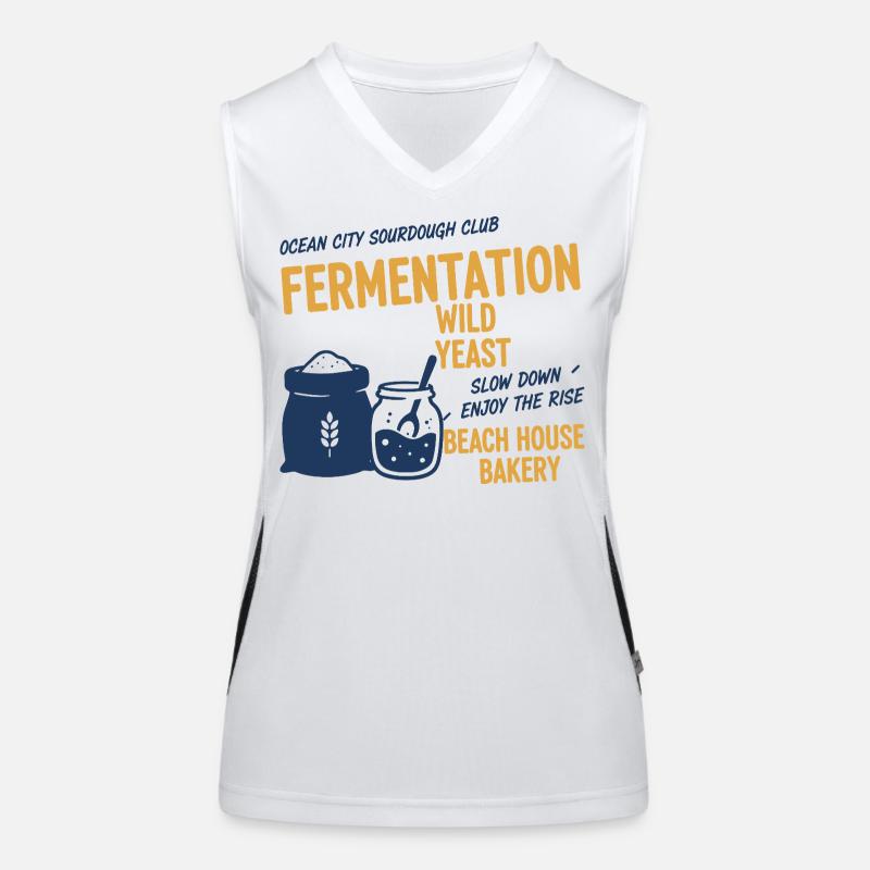 Sourdough Bread Baking Baker Sourdough Starter Jar Funktionelles Kontrast-Tank Top für Frauen