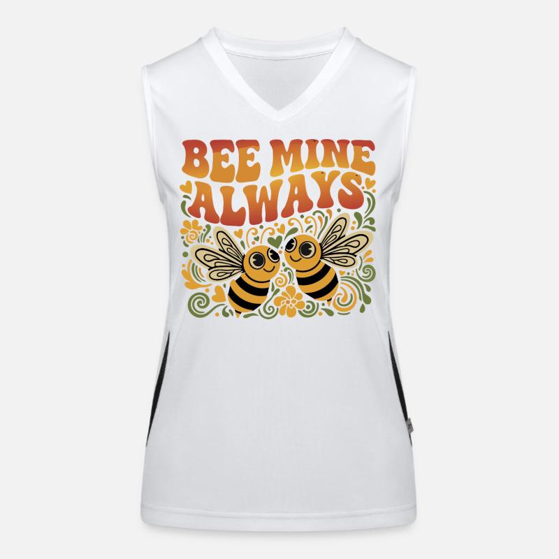 Bee Mine Always Retro Débardeur respirant contrasté Femme