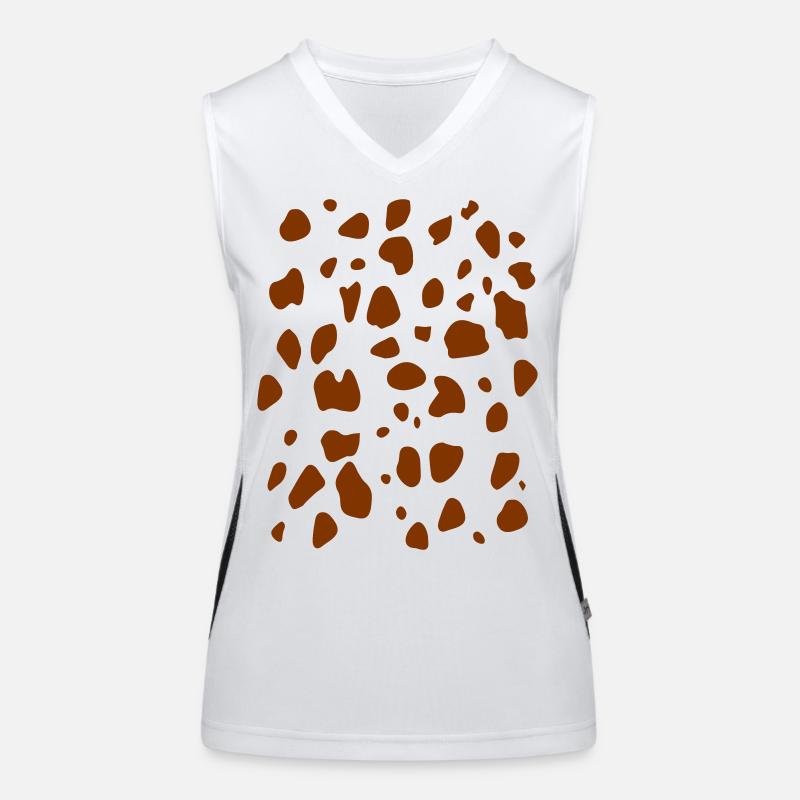 Spots Vector Color Custom Animal Pattern Women's Functional Contrast Tank Top