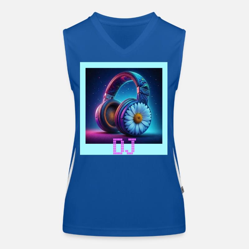 Disc jockey Women's Functional Contrast Tank Top