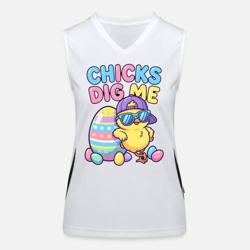 Chicks Dig Me Women's Functional Contrast Tank Top