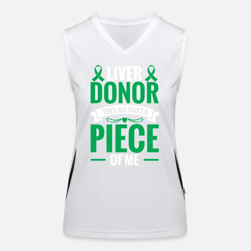 Leberspende-Krieger-Lebertransplantation Funktionelles Kontrast-Tank Top für Frauen