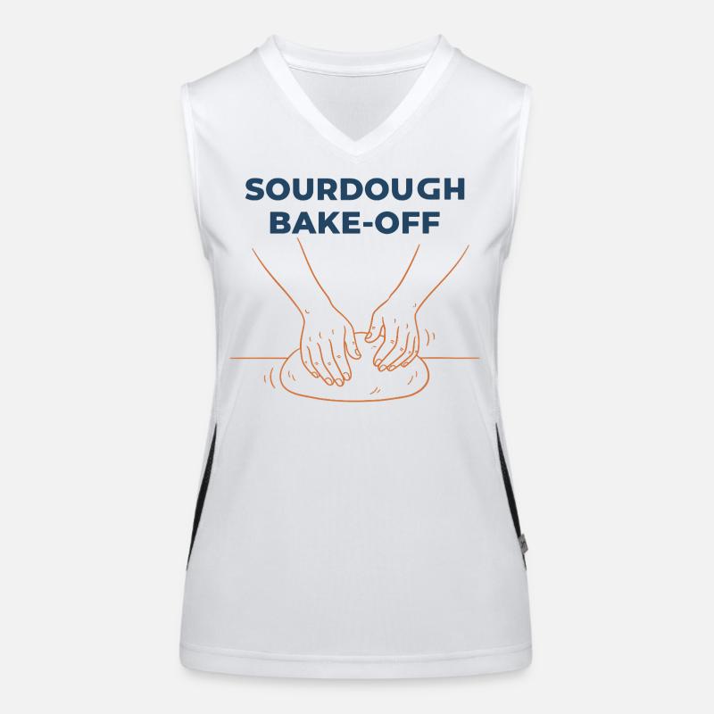 Sauerteigbacken Brotbacken Backer Bäcker Brotbacken Funktionelles Kontrast-Tank Top für Frauen
