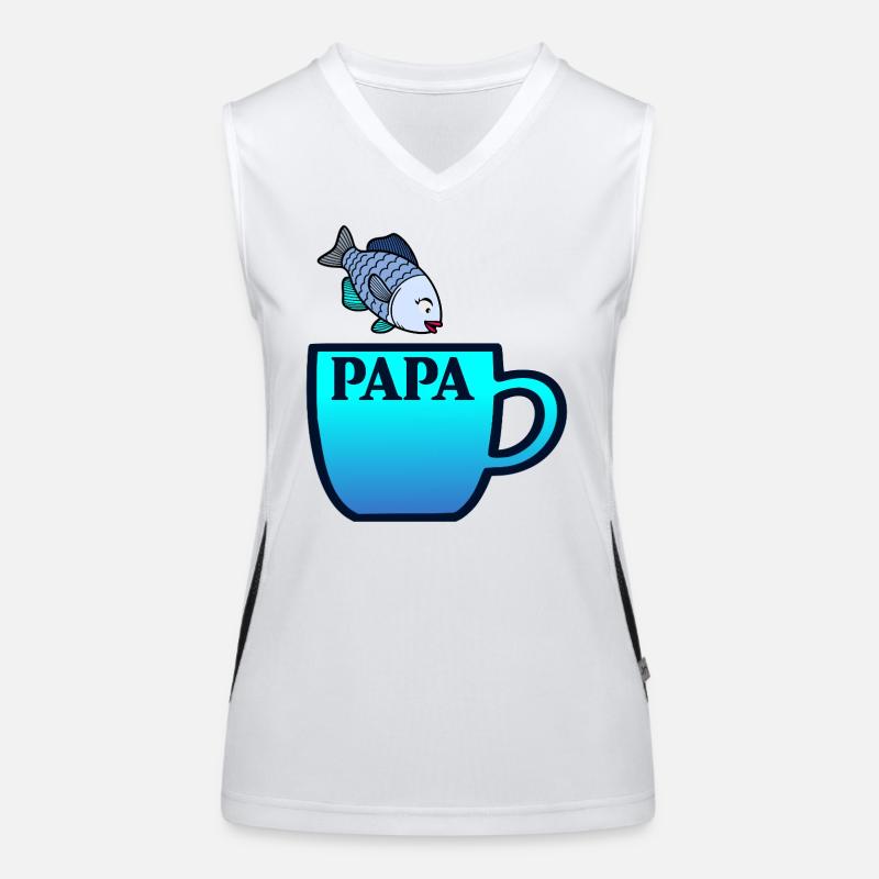 Papa pêcheur Débardeur respirant contrasté Femme