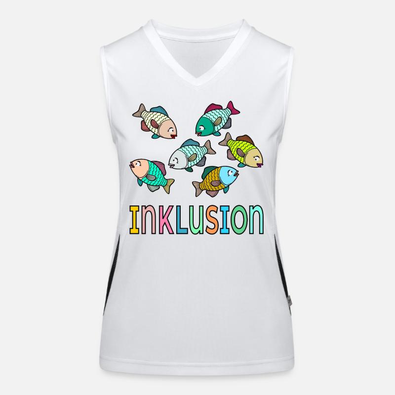 Inclusion Attitude Pisces Women's Functional Contrast Tank Top