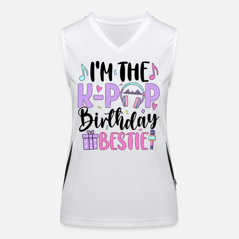 I'm The K Pop Birthday Beast Women's Functional Contrast Tank Top
