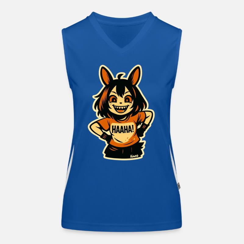 Le Loup Sprite de Minuit Débardeur respirant contrasté Femme