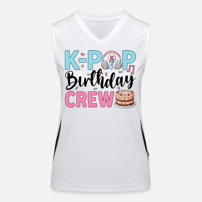 K-Pop Birthday Crew Funktionelles Kontrast-Tank Top für Frauen