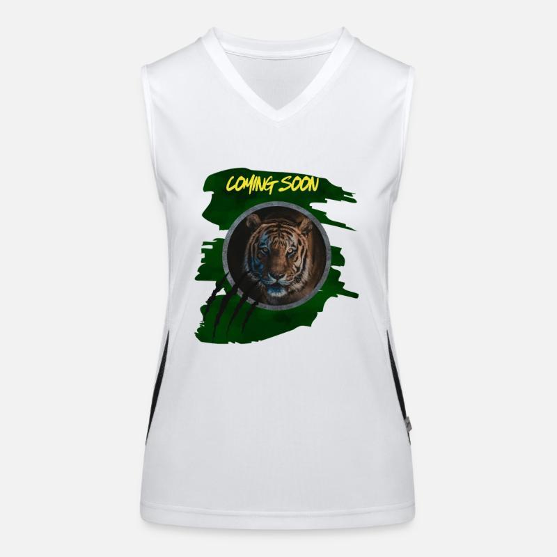 Juncle King Tiger Funktionelles Kontrast-Tank Top für Frauen