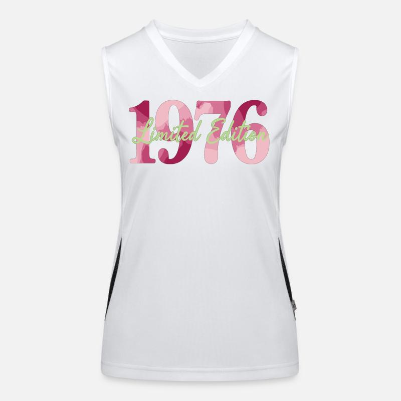 Édition limitée 1976 anniversaire vintage Débardeur respirant contrasté Femme