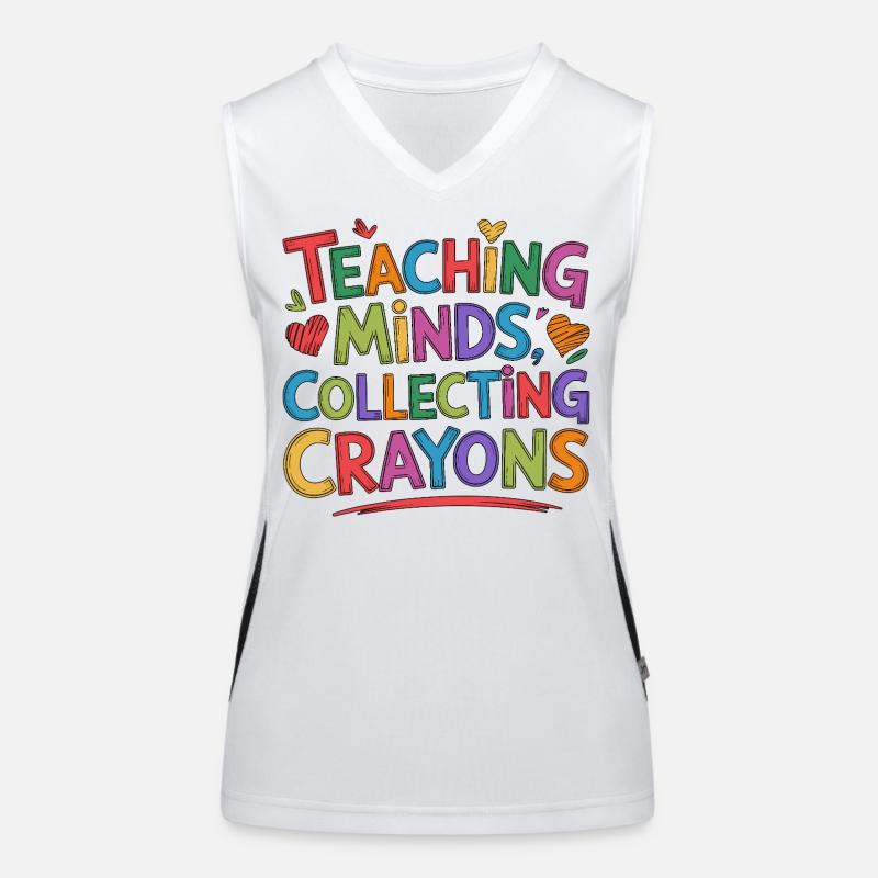 Elementary Teacher Teaching Minds Primary Teacher Women's Functional Contrast Tank Top