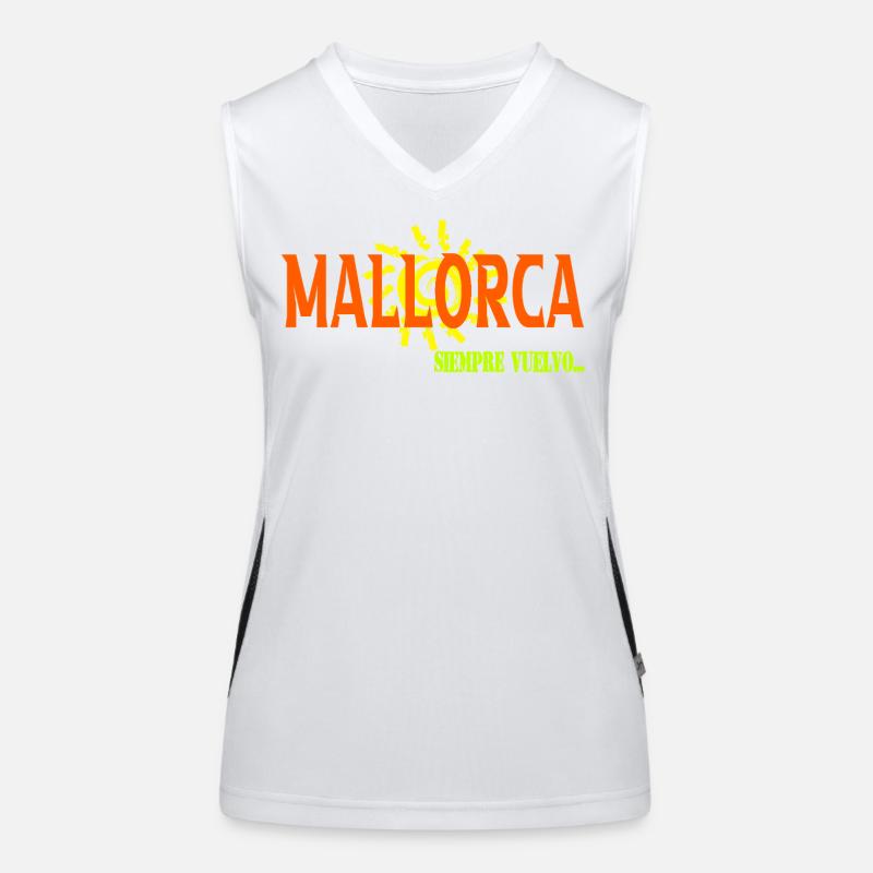 Mallorca Funktionelles Kontrast-Tank Top für Frauen