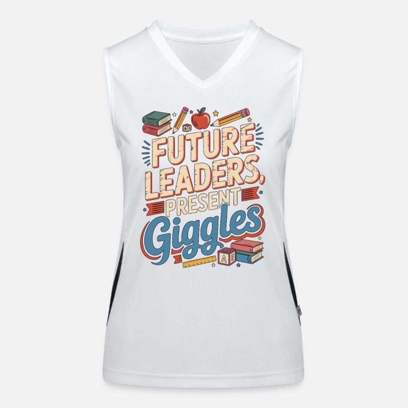 Elementary Teacher Future Leaders Teaching Career Women's Functional Contrast Tank Top