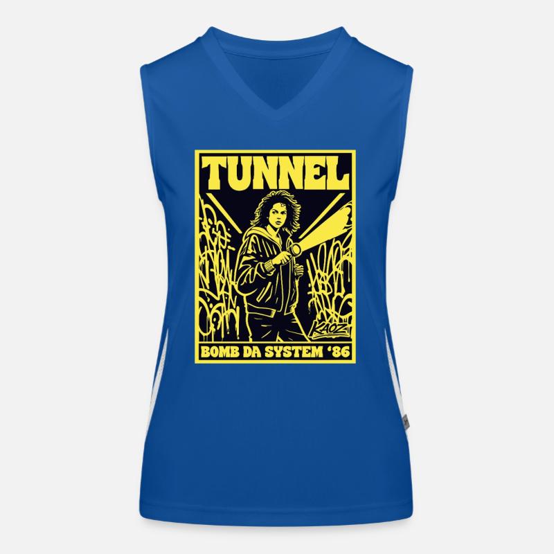 Tunnel Graffiti 86 Bomb Da System Women's Functional Contrast Tank Top