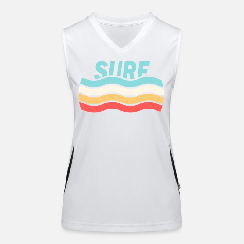 Surfer Débardeur respirant contrasté Femme