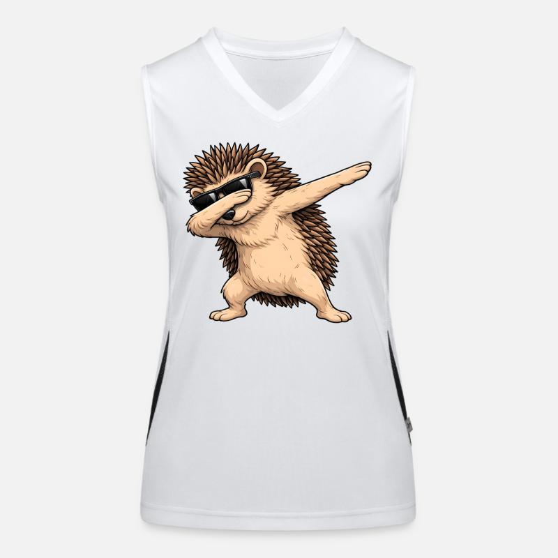 Éponge du hérisson Débardeur respirant contrasté Femme