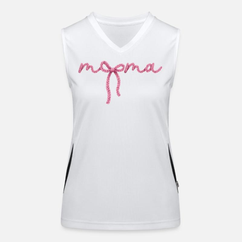 Mom Bow Women's Functional Contrast Tank Top