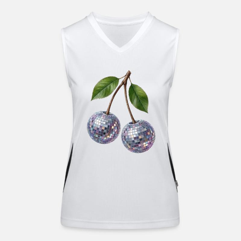 Disco Cherry Women's Functional Contrast Tank Top