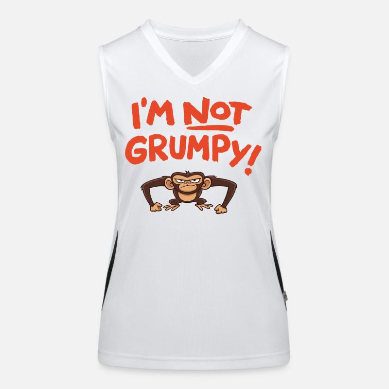 I´m not grumpy Débardeur respirant contrasté Femme