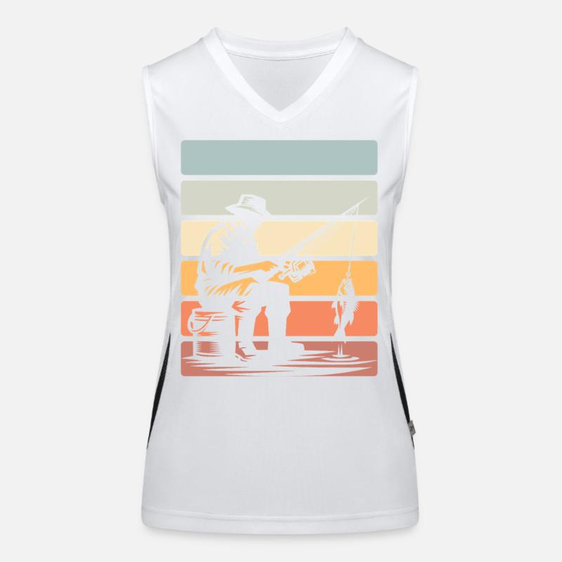 Fishing Anglers Women's Functional Contrast Tank Top