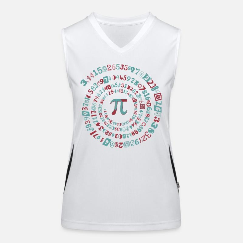 Pi - Mathematik Funktionelles Kontrast-Tank Top für Frauen