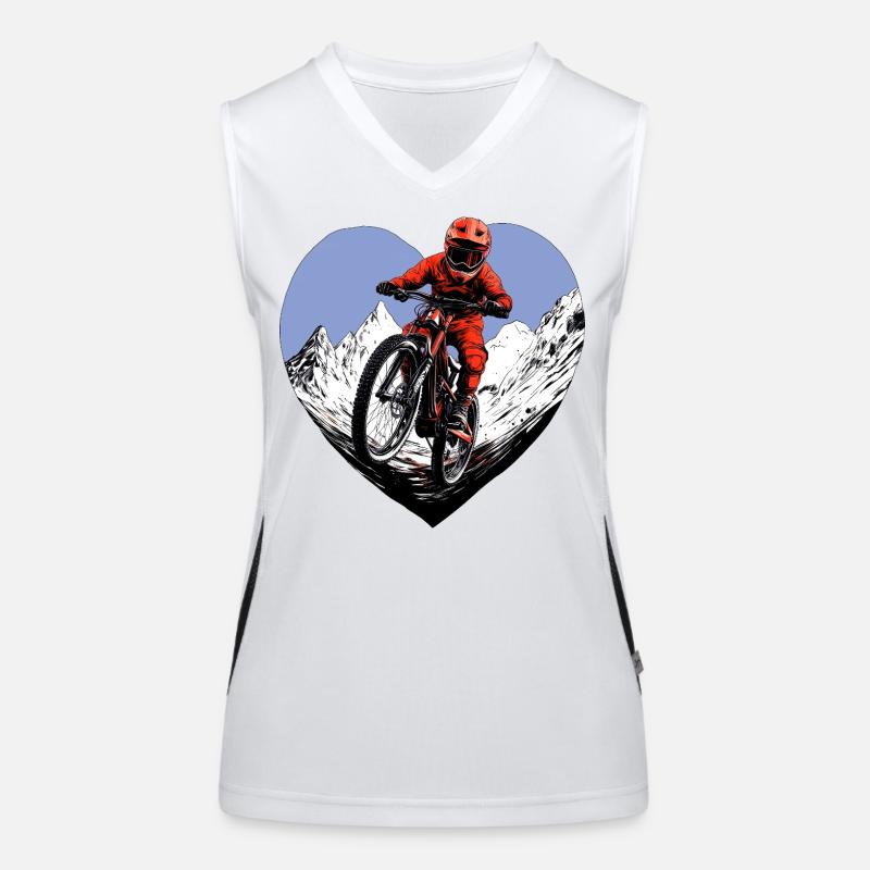 Amour du VTT Débardeur respirant contrasté Femme