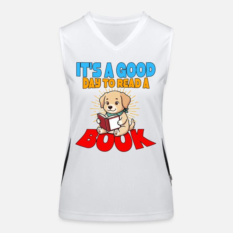 It's A Good day To Read A Book World Book day Women's Functional Contrast Tank Top