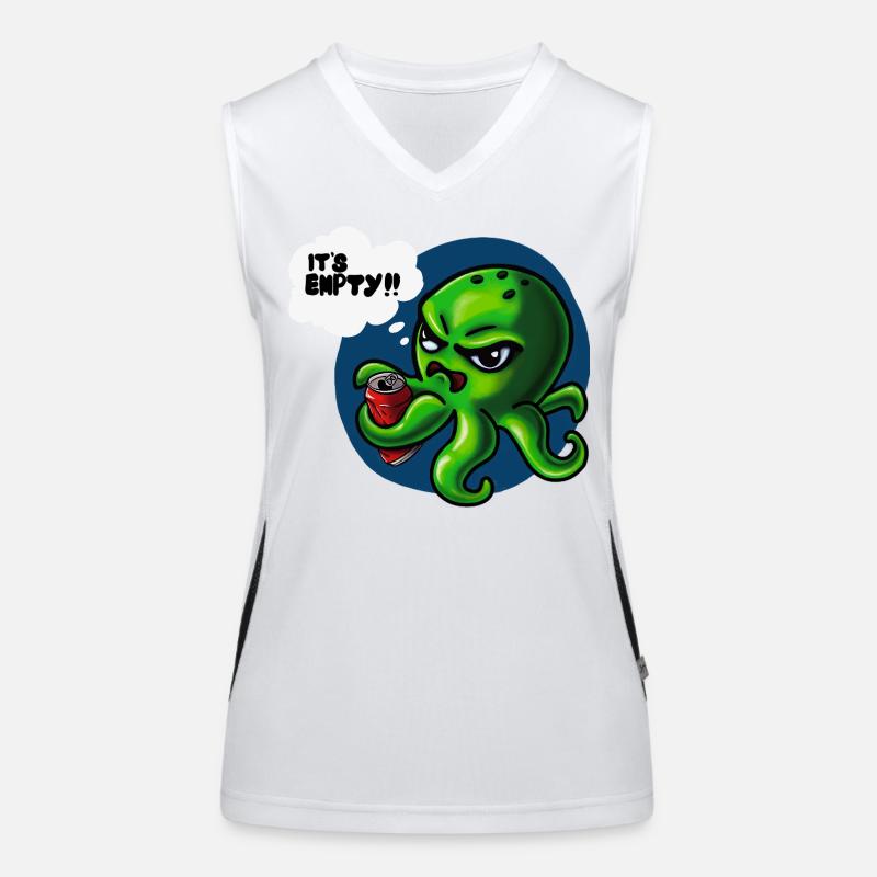 Grumpy Kraken Débardeur respirant contrasté Femme