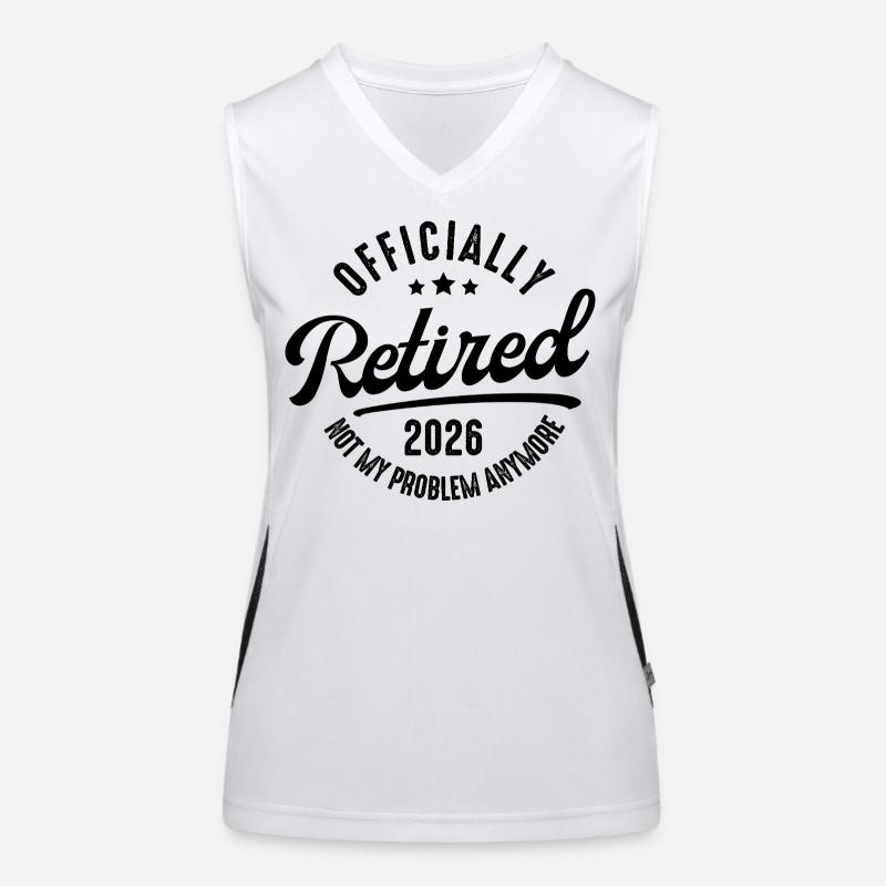 Ruhestand 2026 Nicht mein Problem Funktionelles Kontrast-Tank Top für Frauen