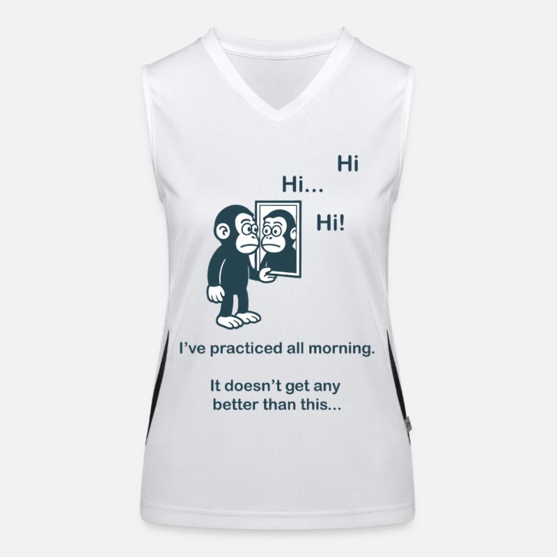 Introvert - Practiced all morning Women's Functional Contrast Tank Top