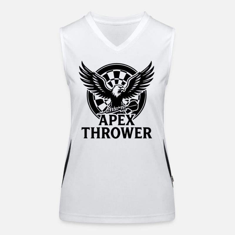 Lanceur d’apex de fléchettes Débardeur respirant contrasté Femme