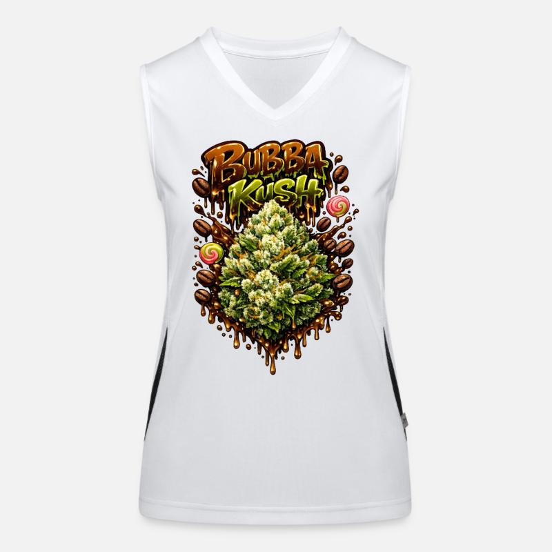 Graffiti Bubba Kush Imprimé Débardeur respirant contrasté Femme