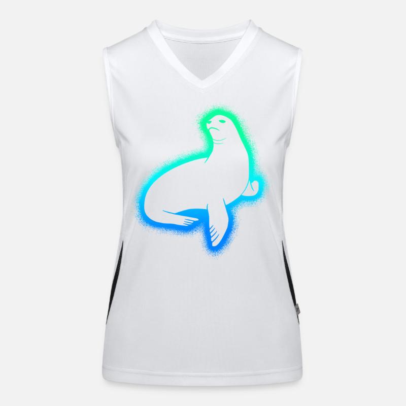 Phoques Hommes Enfants Garçons Phoques Débardeur respirant contrasté Femme