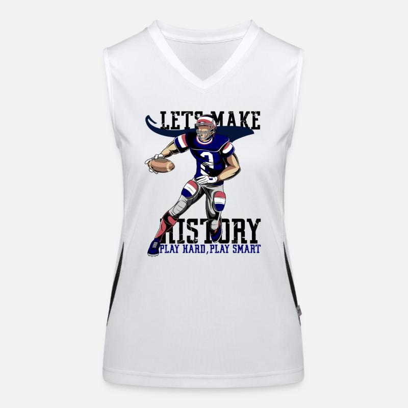 Play Hard Play Smart Quarterback Women's Functional Contrast Tank Top
