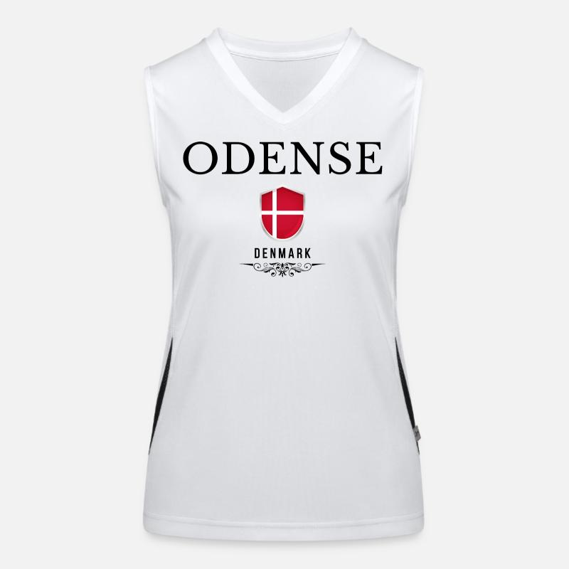 Souvenir d’Odense, design élégant d’Odense Débardeur respirant contrasté Femme