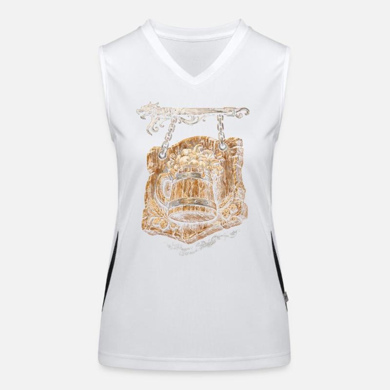 Mittelalterfest Mittelaltermarkt Tavern Funktionelles Kontrast-Tank Top für Frauen