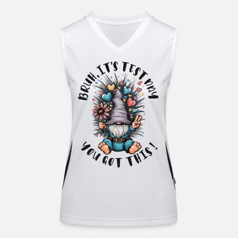 Bruh Prüfung du schaffst das Schule Motivation Funktionelles Kontrast-Tank Top für Frauen