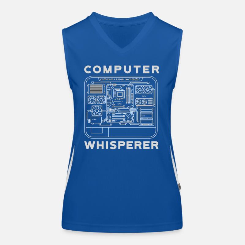 Computer Flüsterer Motherboard Hardware PC Funktionelles Kontrast-Tank Top für Frauen