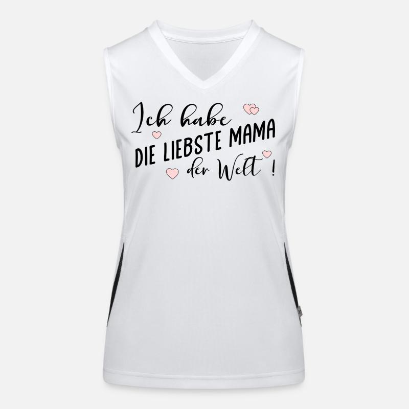 Muttertag Liebste Mama Funktionelles Kontrast-Tank Top für Frauen