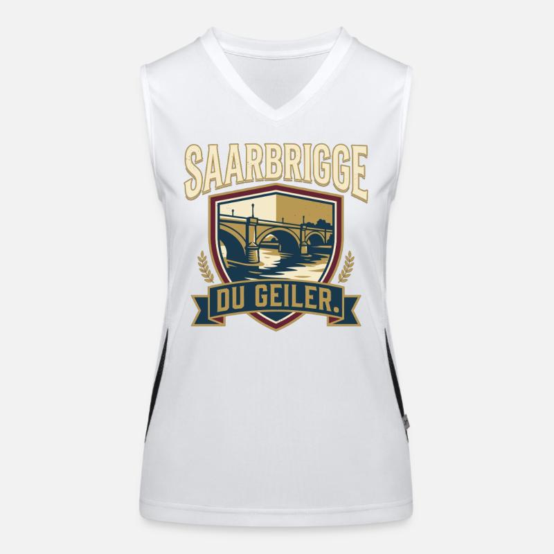 Saarbrigge Du Geiler Funktionelles Kontrast-Tank Top für Frauen
