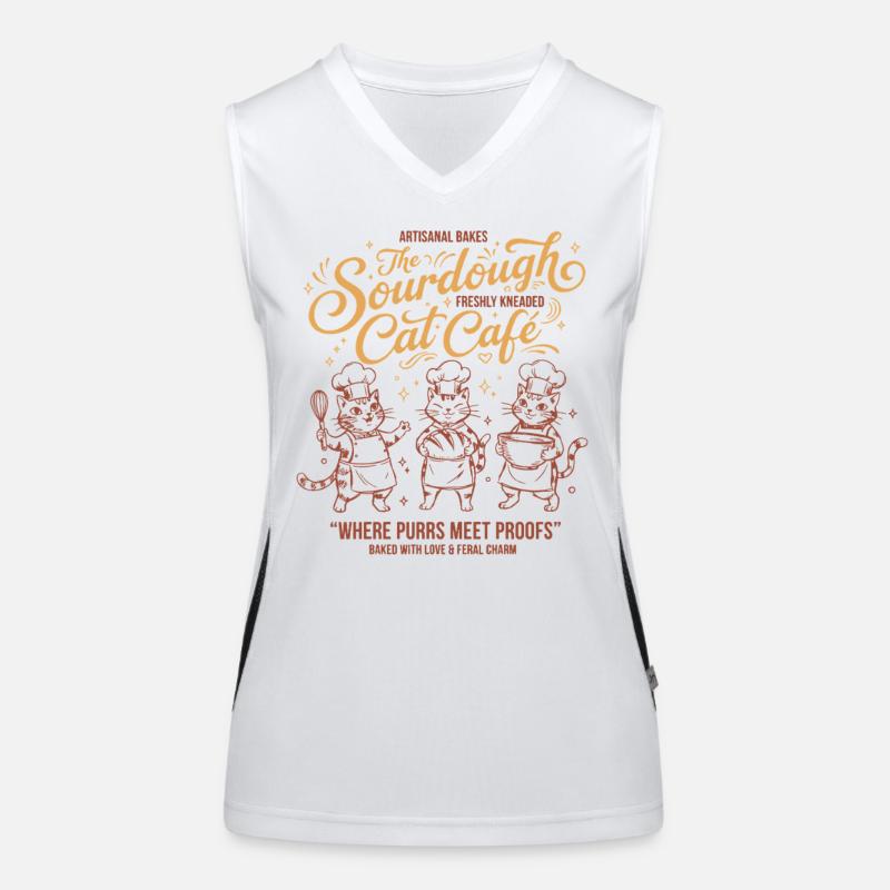 Sauerteigbrot Backbäcker Sauerteigstarter Funktionelles Kontrast-Tank Top für Frauen